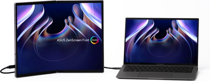 Produktbild ASUS ZenScreen Fold OLED MQ17QH (2560 x 1920 Pixel, 17.30")