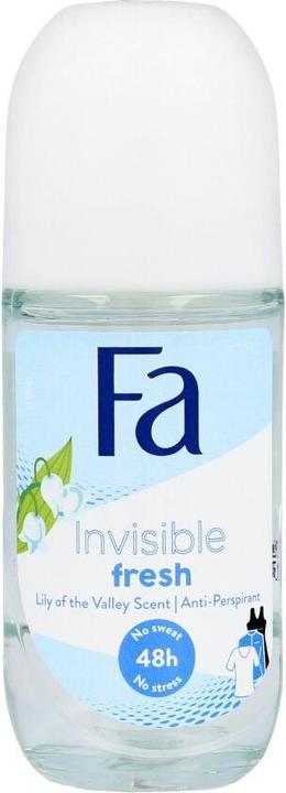 Actual product image Fa Invisible Fresh Lily Of The Valley Anti-Perspirant 48H Antiperspirant W (Roll-on, 50 ml)