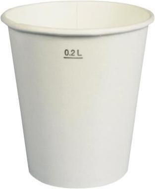 Produktbild Papstar Trinkbecher Einweggeschirr Farbe: weiss (100 x)