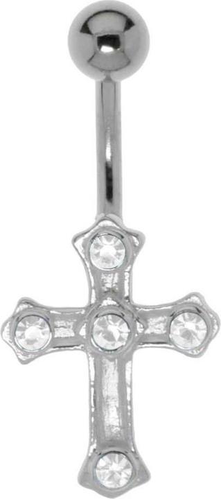 Immagine prodotto Bijouteria Piercing ventre (Acciaio chirurgico 316L, Vetro (di orologio), Argento 925)
