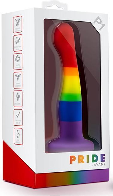 Actual product image Avant â Pride Silikondildo mit Saugnapf â Freedom