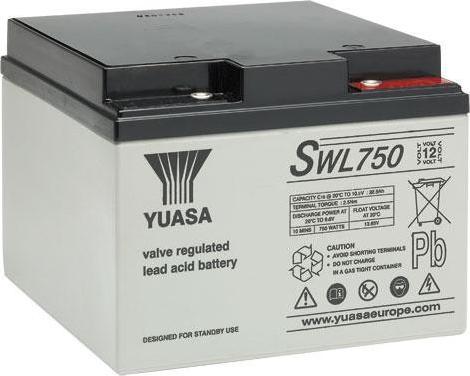 Yuasa SWL750 12V 25Ah USV-Batterie - Longlife (12 V, 25 Ah)