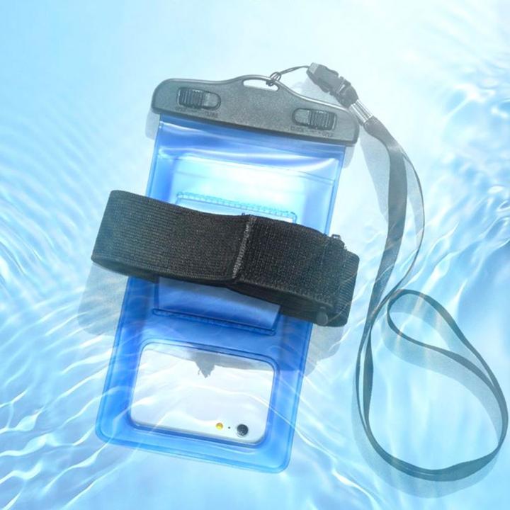 Produktbild Hurtel PVC waterproof armband phone case - blue
