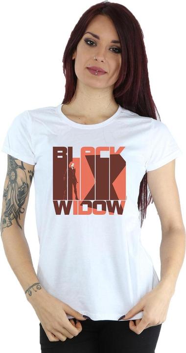 Black Widow Film Bars Logo Baumwolle TShirt (M)