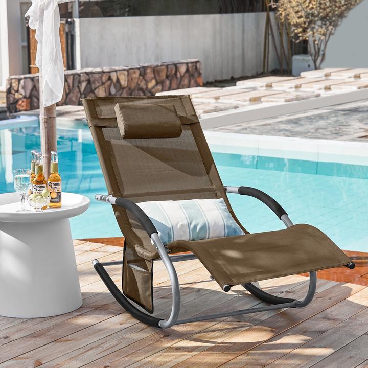 Actual product image SoBuy Garden lounger (150 cm)