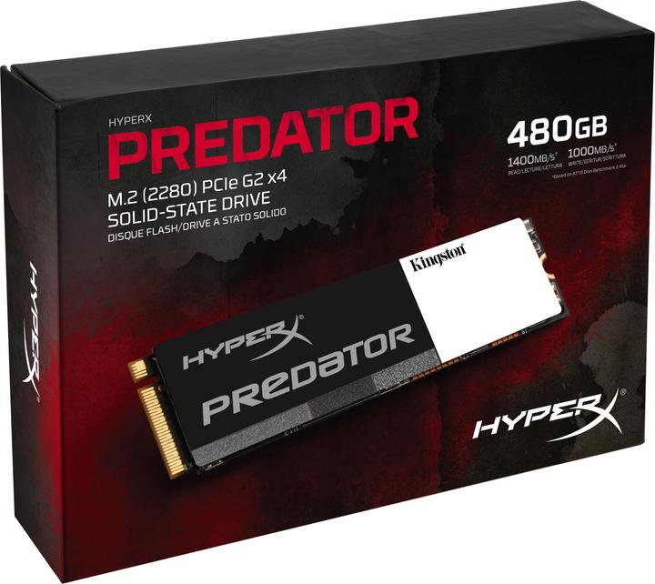 Produktbild HyperX Predator (480 GB, M.2)