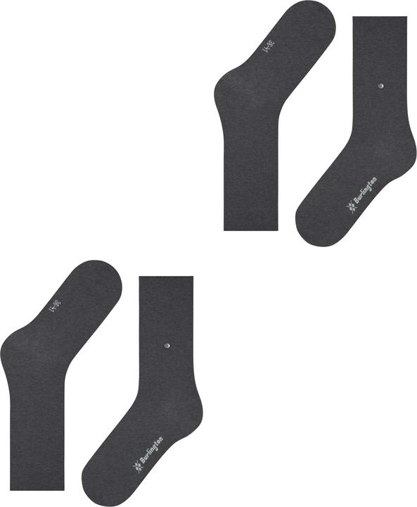 Immagine prodotto Burlington Socken Casual Bequem sitzend (Confezione da 2, 36 - 41)
