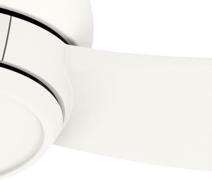 Produktbild Hunter Fans DC Deckenventilator Kaleidoscope Weiss mit Fernbedienung (44 dB)