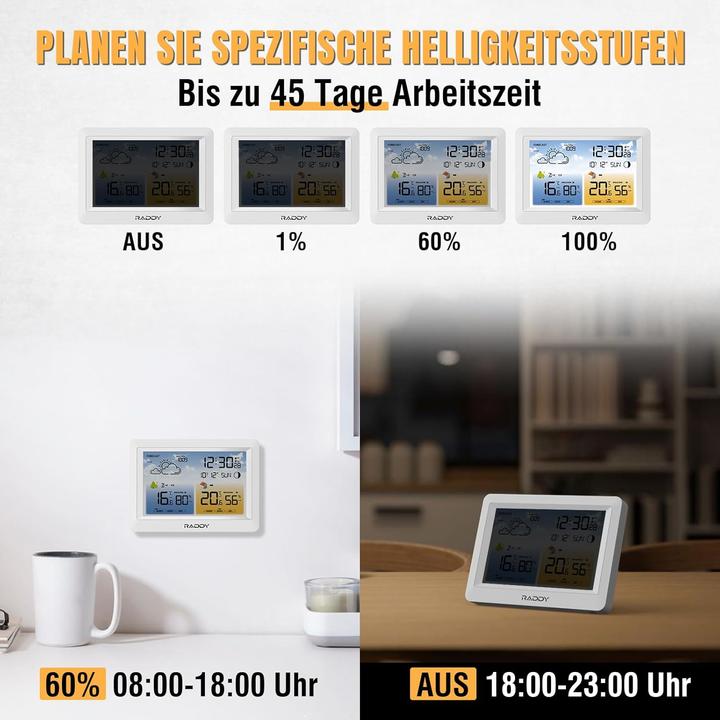 Produktbild Raddy Funk-Wetterstation WM6