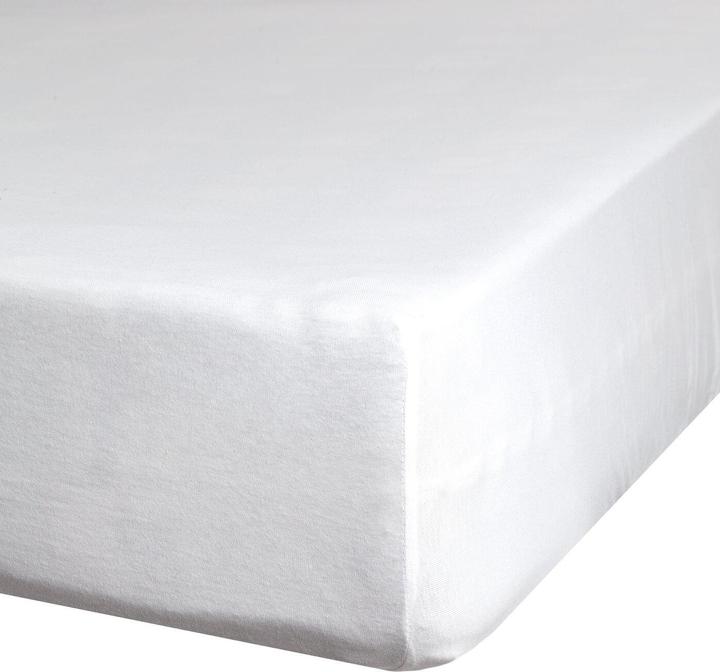 Eurofirany Jerseylaken met elastiek van 160x200 cm in katoencrème 190 g/m2 Eurofirana Premium (160 x 200 cm)