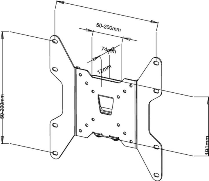 Produktbild Manhattan Extraflach (Wand, 42", 80 kg)