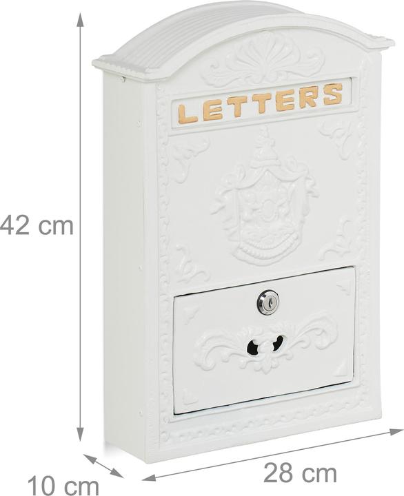 Actual product image Relaxdays Letterbox Vintage