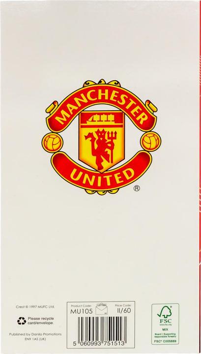 Manchester United FC Dad Birthday Card (1 pcs.)
