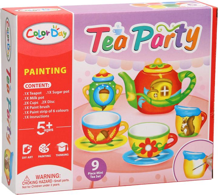 Actual product image Color Day Tea set colours
