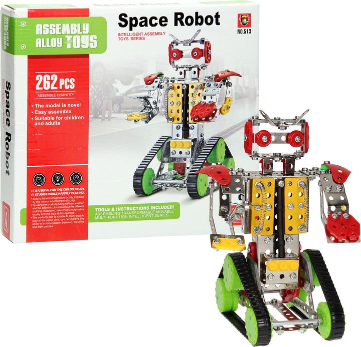 Baukasten Metallroboter, 262 Stk.