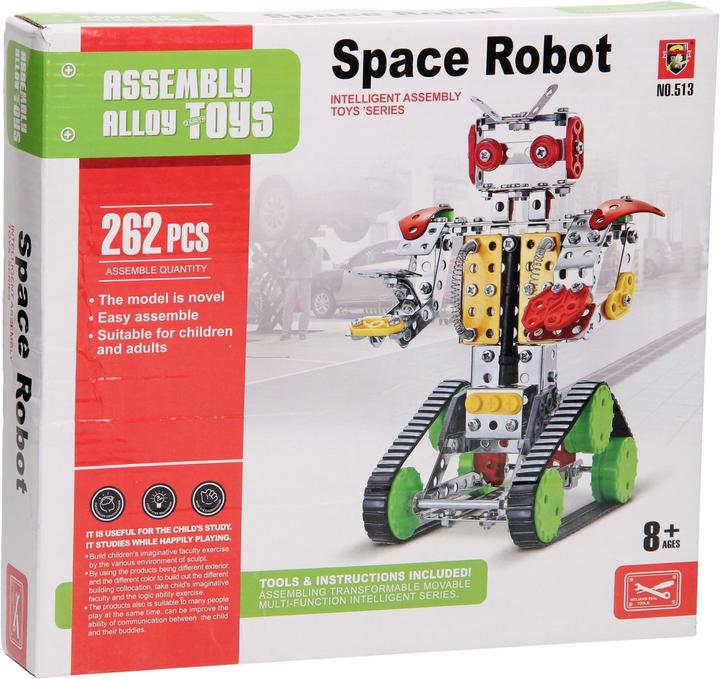 Produktbild Baukasten Metallroboter, 262 Stk.