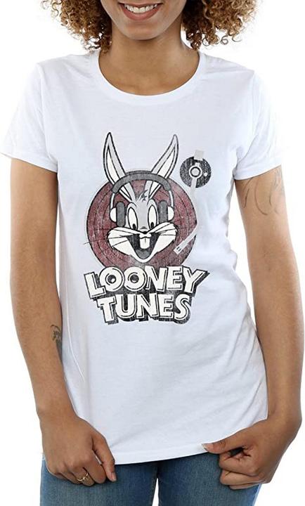 Actual product image Looney Tunes Womens/Ladies Bugs Bunny Logo Cotton T-Shirt (M)