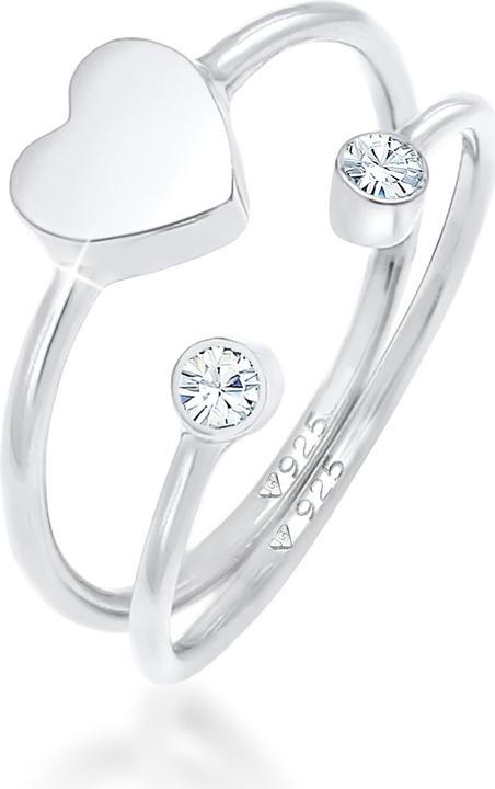 Actual product image Elli Set heart (58, 925 Silver)