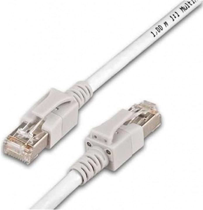 Wirewin Cat.6A LED Patchkabel 3m weiss (S/FTP, CAT6a, 3 m)