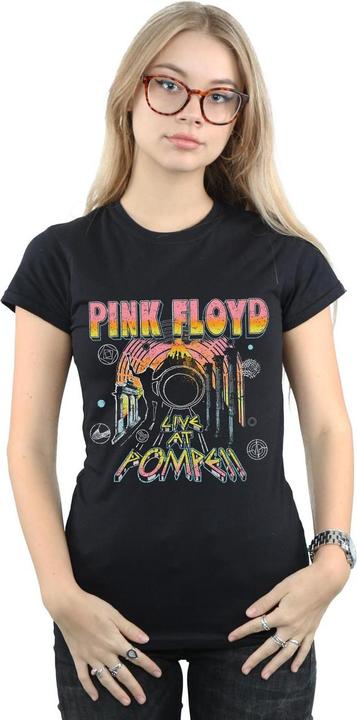 Actual product image Pink Floyd Womens/Ladies Live At Pompeii Cotton T-Shirt (XXL)