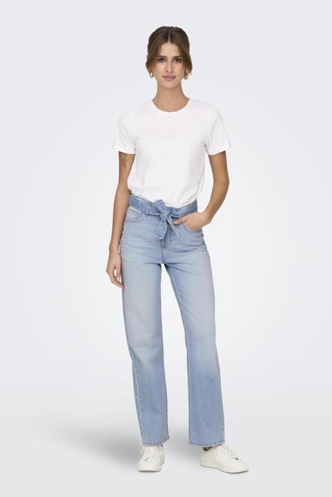 Actual product image Only ONLMADDIE Hohe Taille Weiter Beinschnitt Jeans Straight-Fit jeans (W31/L32)