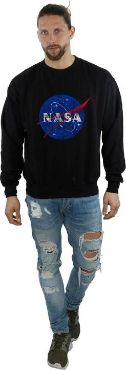 Immagine prodotto Nasa Classic Insignia Logo Distressed Felpa Uomo (S)