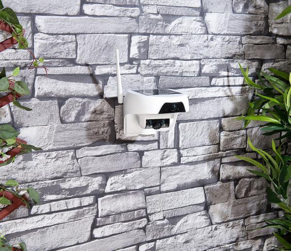 Produktbild VisorTech HD-IP-Kamera inkl. Akku & Solar-Panel (1280 x 720 Pixels)