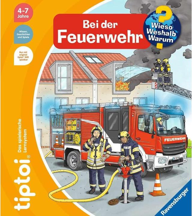 Immagine prodotto tiptoi Bei der Feuerwehr (Tedesco, Niklas Böwer, Daniela fuggire, 2022)