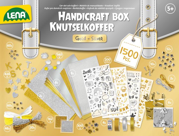 Productafbeelding Lena Ambachtelijke kast goud & zilver ca. 1.500 T