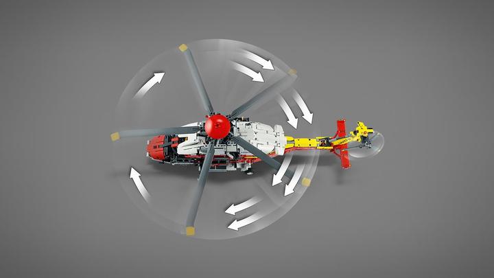 Productafbeelding LEGO Airbus H175 Reddingshelikopter (42145, LEGO Technic)