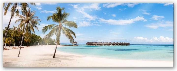 Produktbild Trenddeko Wasserbungalows auf den Malediven (150 x 60 cm)