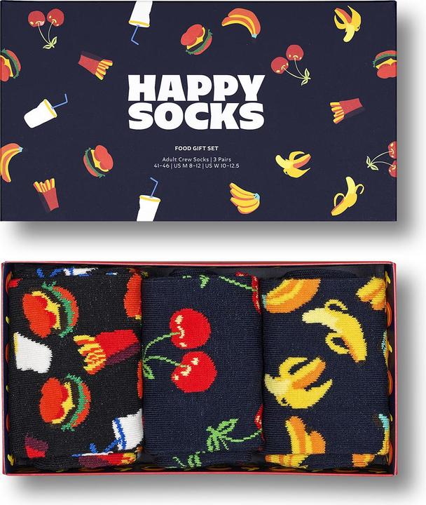 Actual product image Happy Socks Food Gift Set (pack of 3, 36 - 40)