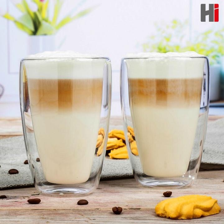 Immagine prodotto Fs-Star Set di bicchieri da latte macchiato (400 ml, 2 x)