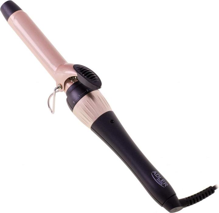 Adler AD 2117 Curling iron, Black/Pink (25 mm)