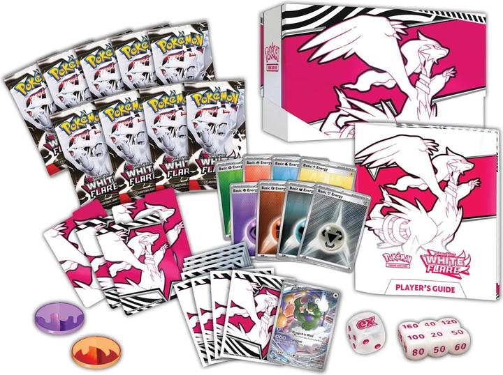 Actual product image Pokémon Scarlet & Violet: White Flare Elite Trainer Box (English, Elite / Top Trainer Box)