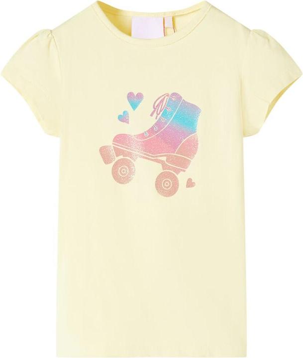 Immagine prodotto VidaXL Maglietta da bambino giallo pallido 92,Materiale: 95 % cotone. 5 (92)