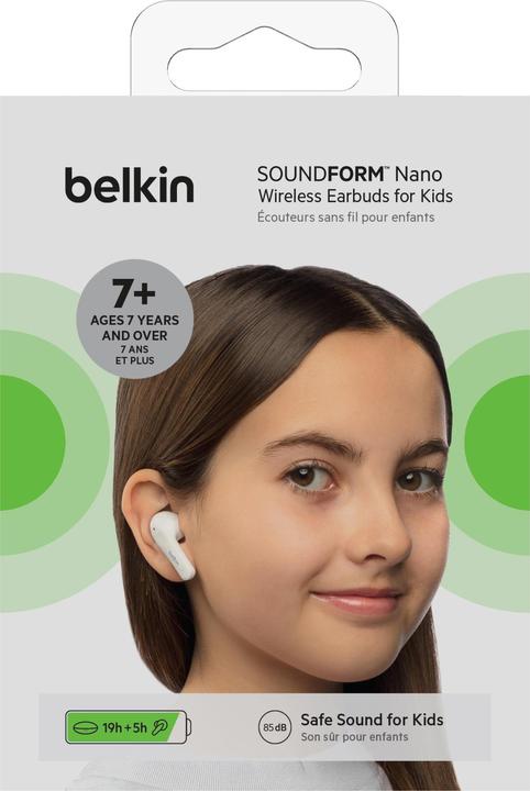Image du produit Belkin SoundForm Nano Ecouteurs sans fil pour enfants