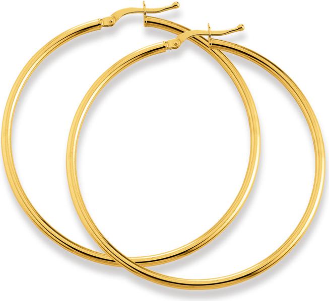 Natsumi Schmuck Creolen Gelbgold 18K/750 Ø24-54mm Rund (750/18 K Gelbgold)