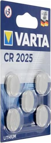 Image du produit Varta Electronics CR2025 (5 pcs, CR2025, 165 mAh)