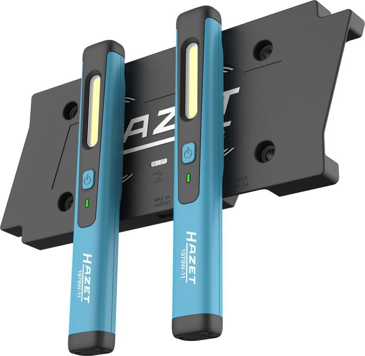 Produktbild HAZET LED Pen Light Satz ∙ wireless charging 1979W-11/3 ∙ Anzahl Werkzeuge: 3 (200 lm)