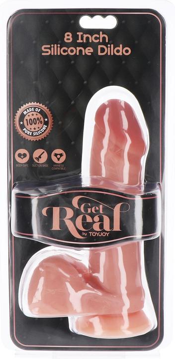 Produktbild ToyJoy GET REAL - SILIKON DILDO 20,5 CM MIT B?DELHAUT