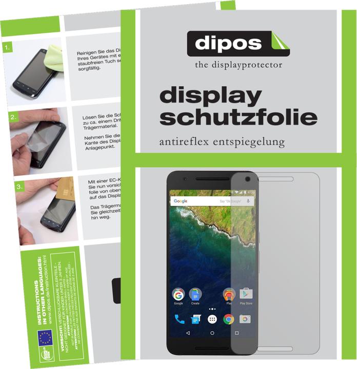 Immagine prodotto Dipos Pellicola Protettiva Antiriflesso (1 Pezzo/i, Google Nexus 6p)