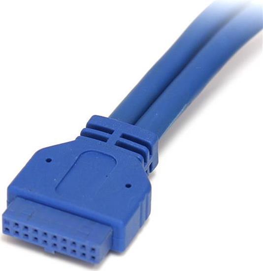 Produktbild StarTech 2 Port USB 3.0 Pinheader Kabel - USB A auf Mainboard Header Kabel - Bu/Bu (USB-A, 2 Ports)
