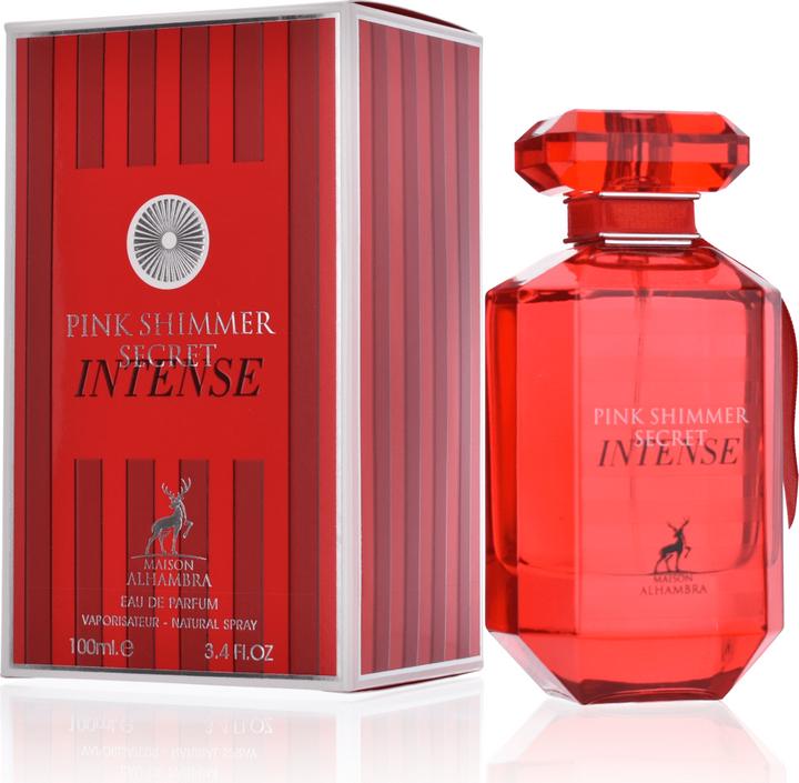Actual product image Alhambra Pink Shimmer Secret Oud - EDP (Eau de parfum, 100 ml)