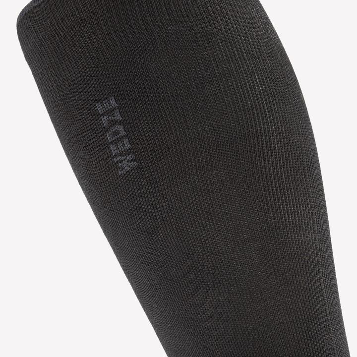 Actual product image Wedze Ski socks for adults - 900 black silk (44, 46)