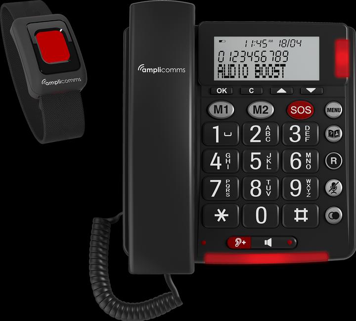 Produktbild amplicom BigTel 50 Alarm Plus Notrufarmband Duo