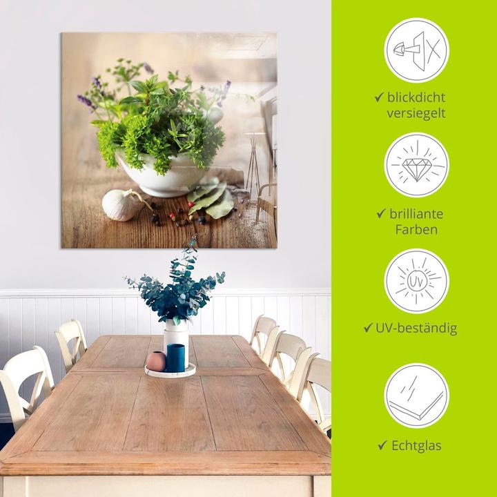 Produktbild Artland Verschiedene Kräuter - Küche T5QG (50x50 cm)