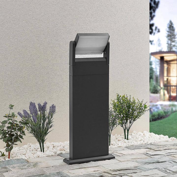 Actual product image Lindby Cathalena LED garden light Dark Grey (750 lm, IP54)