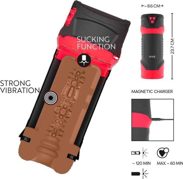 Actual product image Wyne Negative Pressure Masturbator