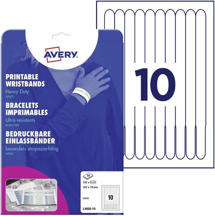 Actual product image Avery Admission tapes